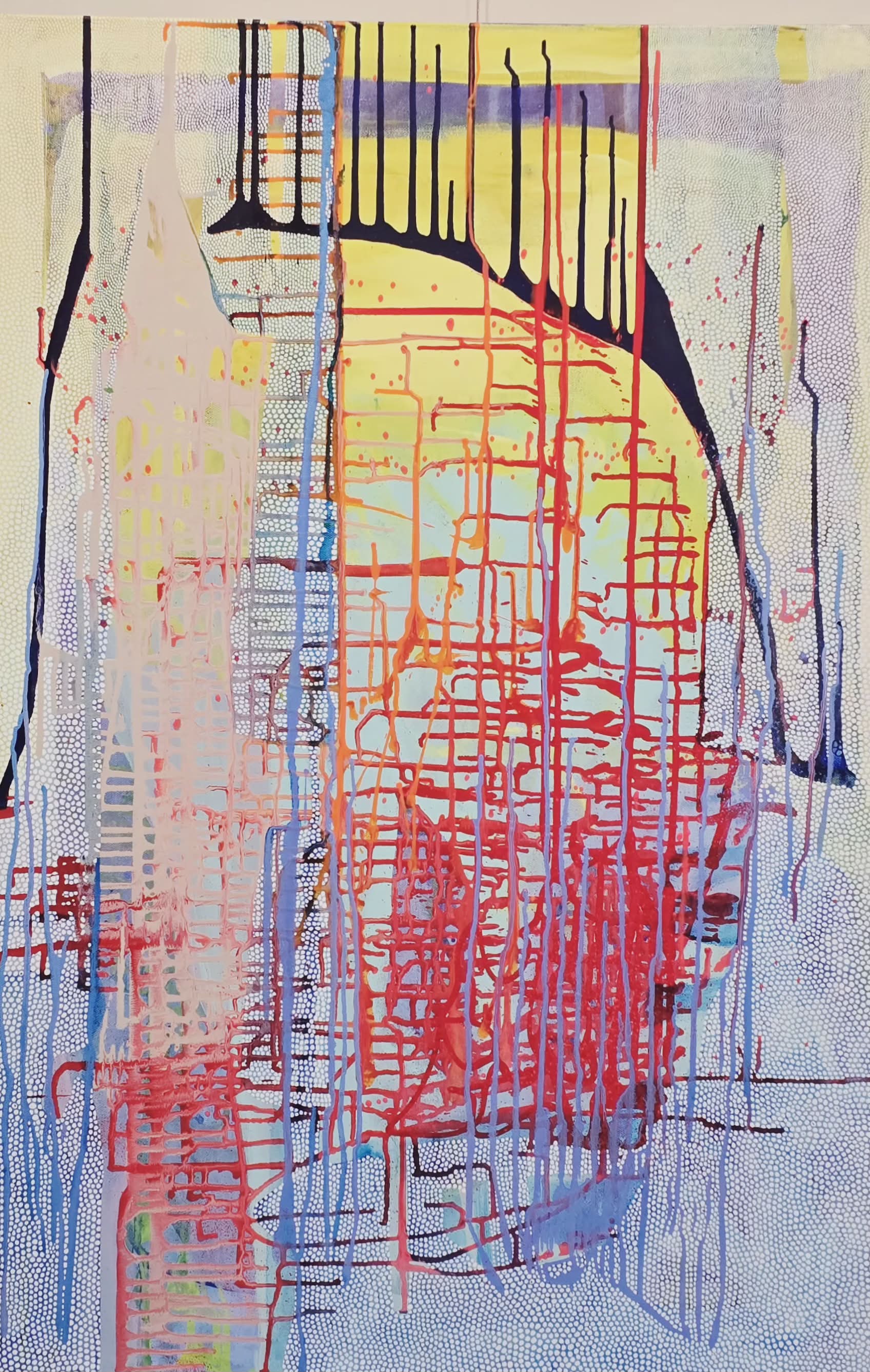 Original Acrylic on Canvas Painting "Chrysalis" by Paula Zaglul